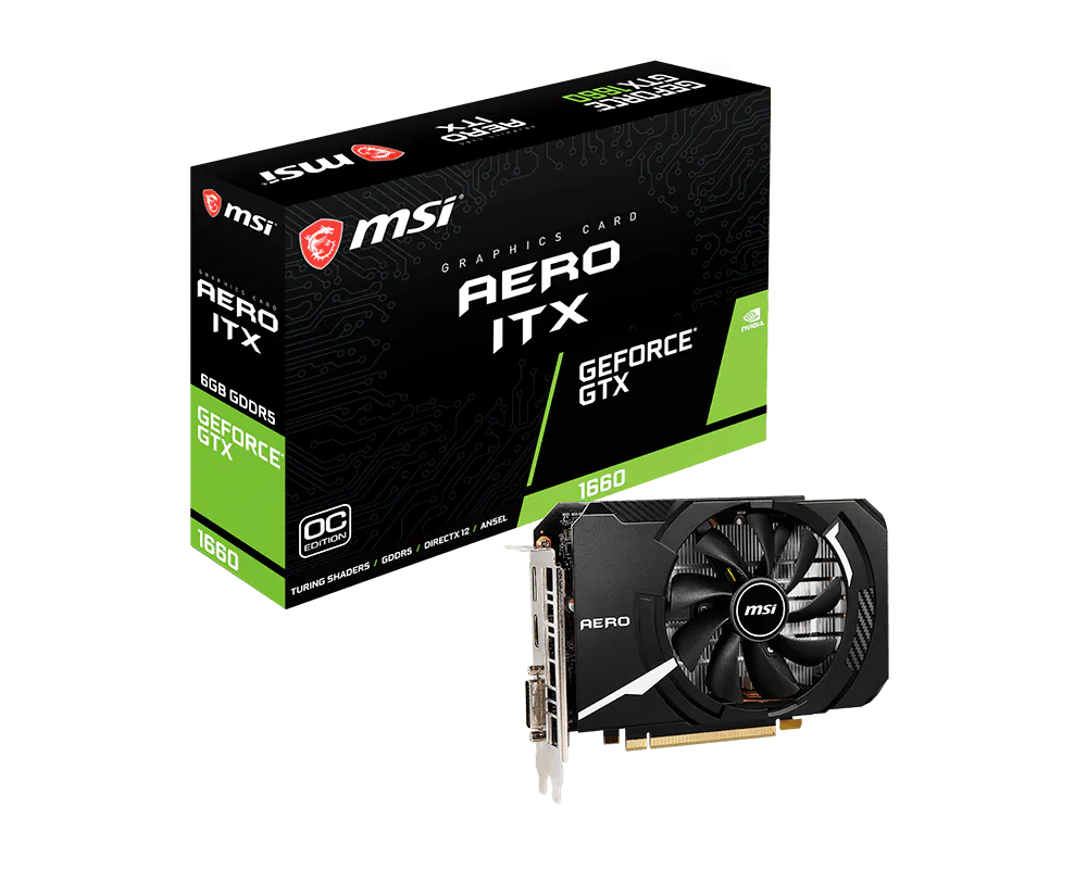 MSI GeForce GTX 1660 AERO ITX 6G OCV1
